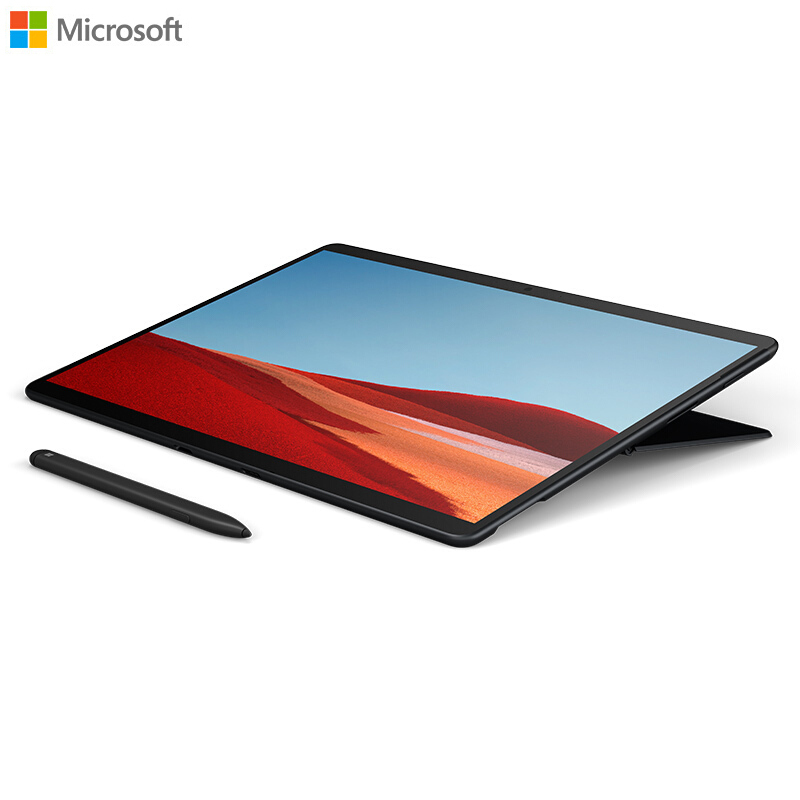 微软(Microsoft)Surface Pro X 13英寸商用平板笔记本电脑(SQ1处理器 16GB 512GB W10P)带键盘笔便携鼠