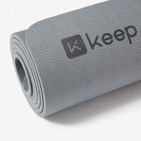 Keep加宽健身垫瑜伽垫加厚 男女防滑稳固,双面健身垫80cm送背带