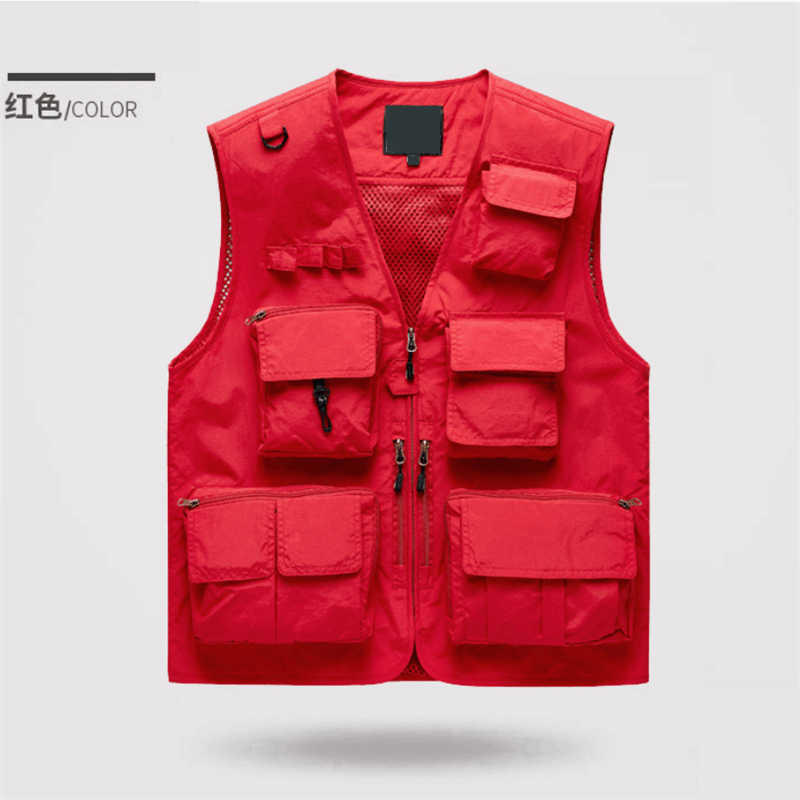 京嘉(JINGJIA)多袋工装马甲男女消防救援应急通信志愿者反光背心马夹 定制LOGO图片