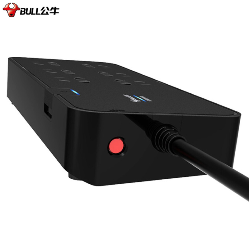 公牛(bull) GN-H3060抗电涌电源接线板插排 3米