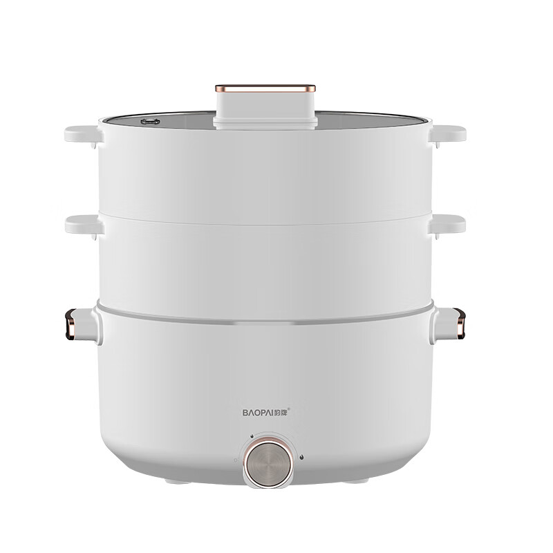 豹牌 家用多功能大容量快速升温电火锅 (蒸锅)BP-WD083