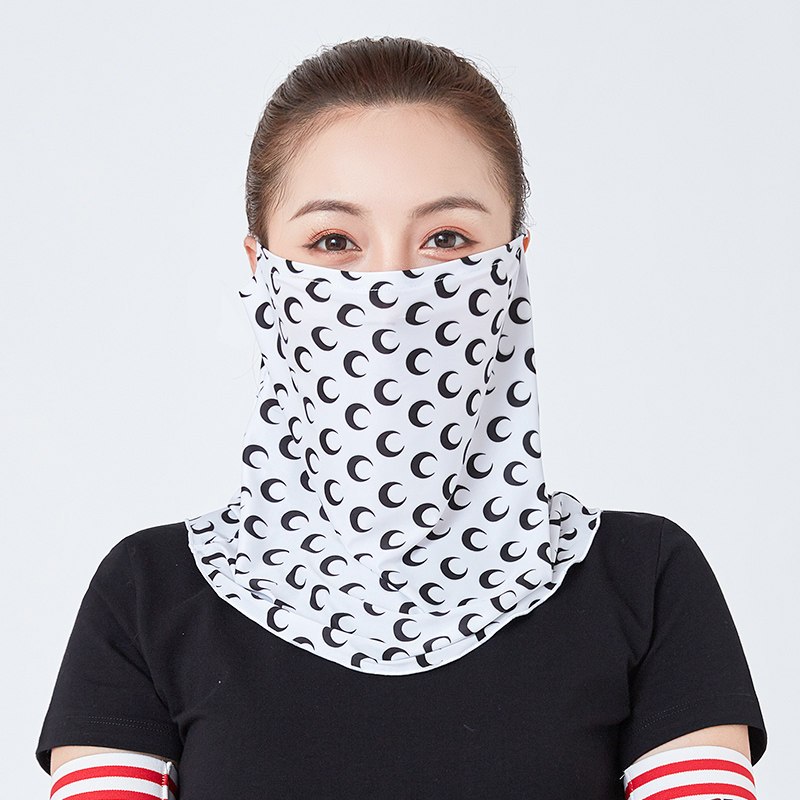 祥世恒吉冰丝防晒挂耳薄款围脖女脖颈套春秋薄款百搭护颈椎透气脖套