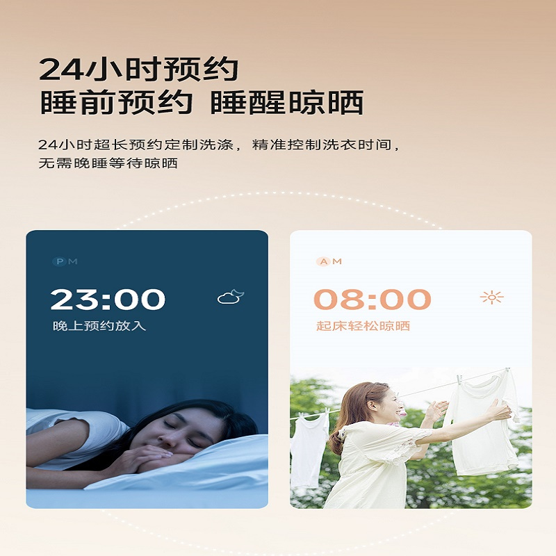 荣事达滚筒洗衣机XQG100-18DQ星空灰