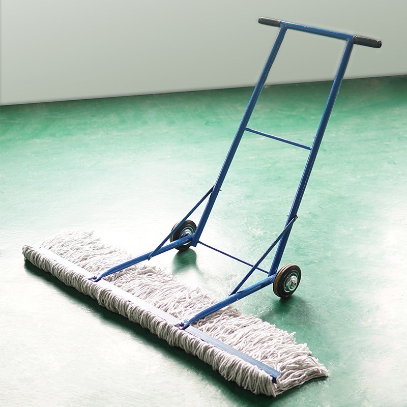 手推式墩布车工厂车间车库车站保洁拖地除尘清洁尘推拖把车1个