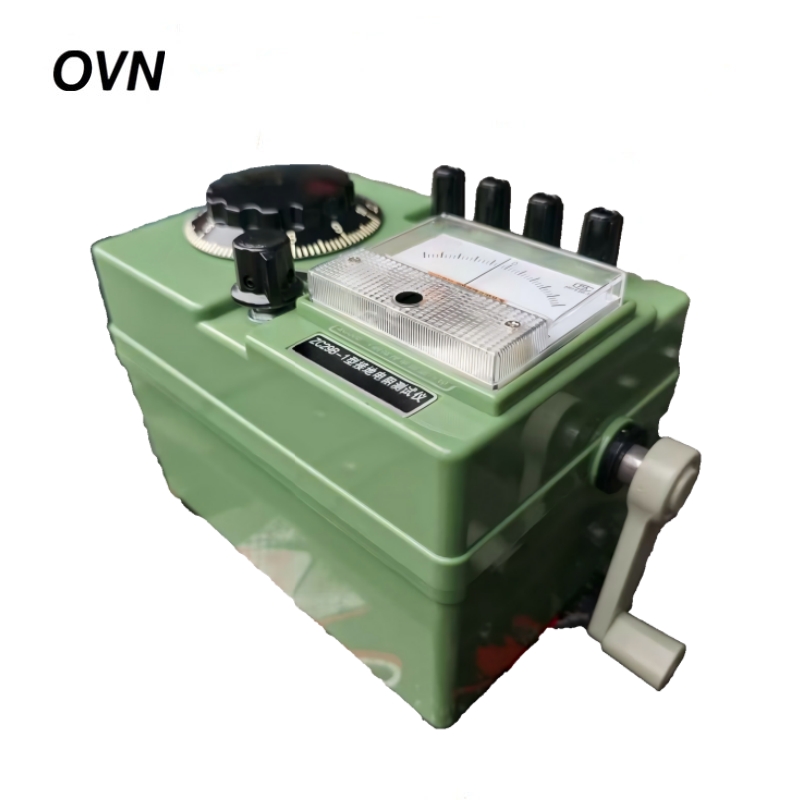 OVN 电阻测试仪手摇电阻表 ZC29B-1 精度0.1-1000欧 台高清大图