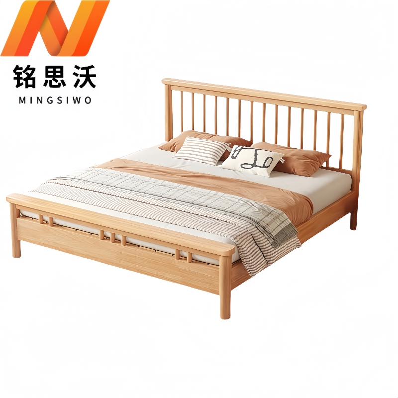 铭思沃木床200*150*95cm张高清大图