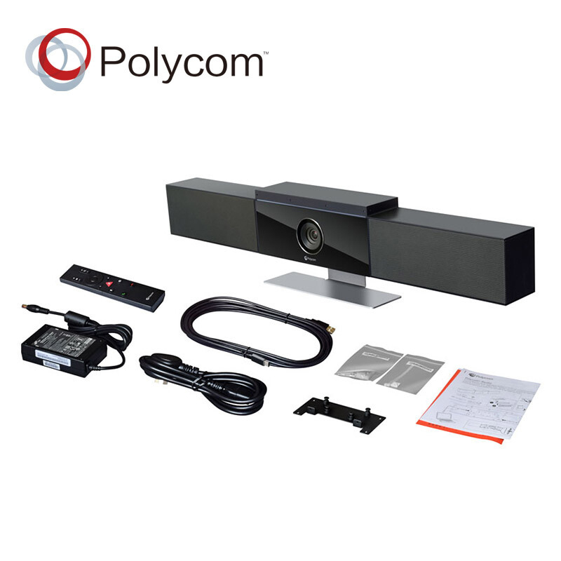 宝利通 POLYCOM studio 4K音视频会议一体机及高清摄像头 全向麦克风 /立体声扬声器 适合中小型会议室