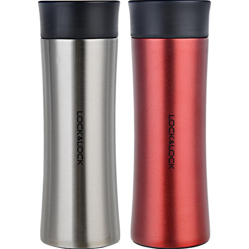 乐扣乐扣(Lock&Lock)保温杯男女学生不锈钢300ml-400ml水杯创意茶杯便携真空杯子带茶网