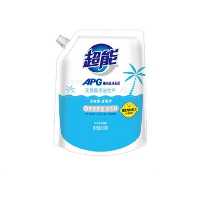 超能 APG薰衣草洗衣液 (800g/袋 8袋/箱) 210箱起订