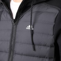 阿迪达斯(adidas)2018冬季新款男装运动休闲羽绒服保暖户外连帽夹克CY8723