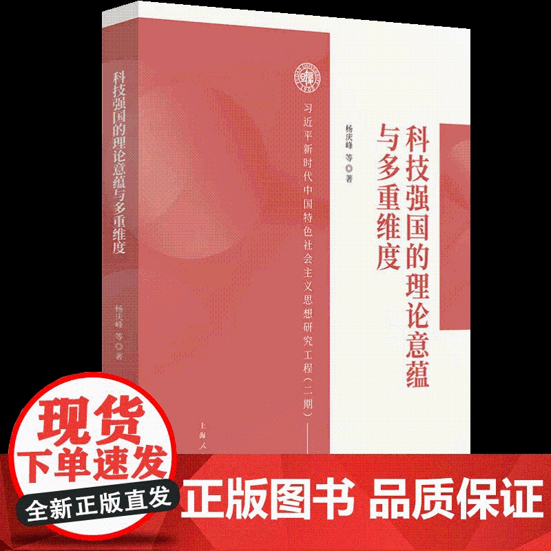 正版 科技强国的理论意蕴与多重维度 杨庆峰 上海人民出版社 自然科学 9787208194533高清大图