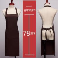 工作围裙定制logo印字奶茶咖啡店美甲超市订做服务员款时尚广告服