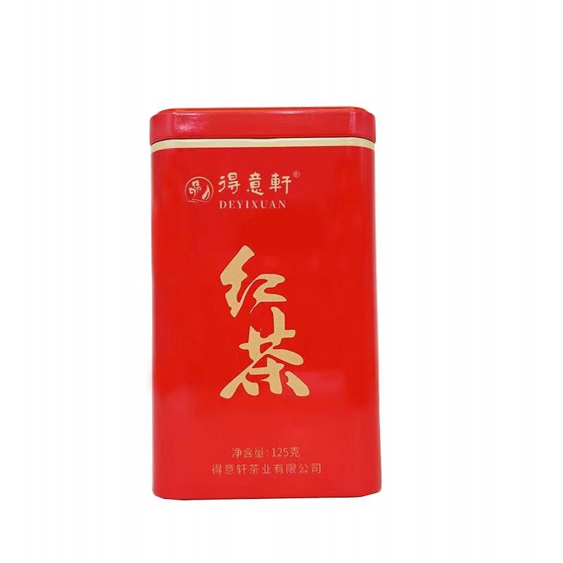 得意轩茶叶 红茶 125g 罐