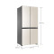海尔(Haier) BCD-469WDCO 469升十字对开门冰箱 （台）（金）