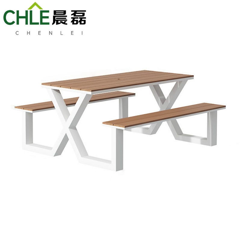 晨磊桌椅组合140*140*75cm/组高清大图