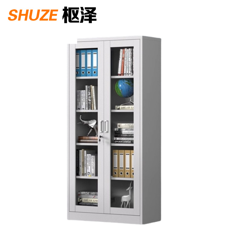 枢泽 资料柜 通玻850*390*1800mm 台高清大图