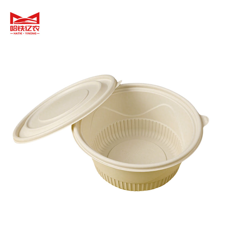 哈铁亿农 一次性可降解圆碗800ml 200套/箱高清大图