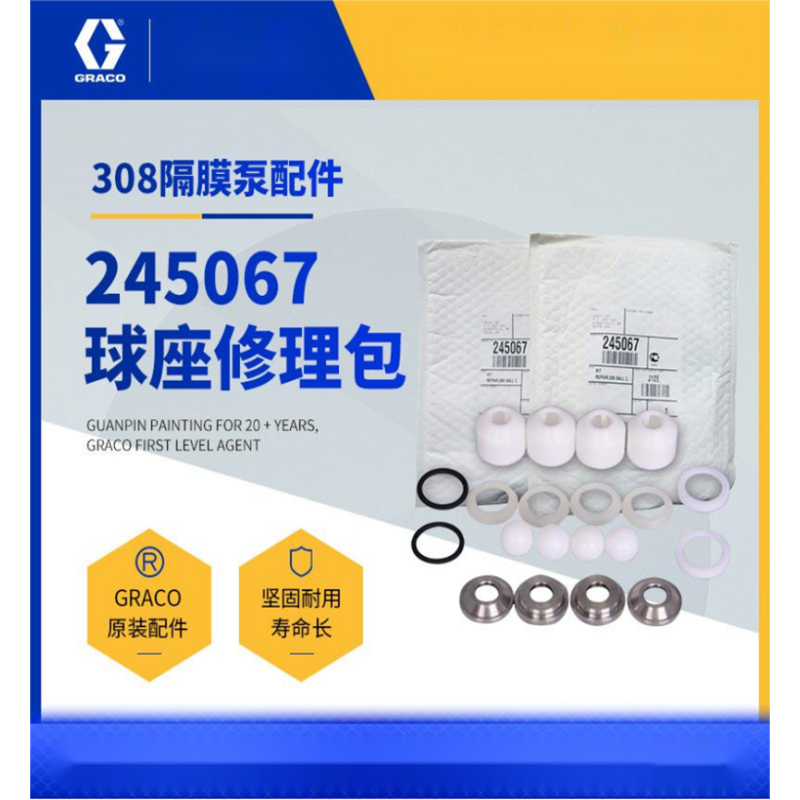GRACO固瑞克 球阀修理套件
