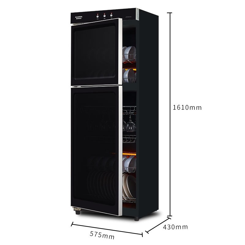 澳柯玛 (AUCMA) 消毒柜 ZTP380H-DS 330升家用立式小型迷你厨房商用高温杀菌碗筷餐具茶杯婴儿奶瓶消毒碗