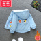 可莉允女童秋冬装2022新款韩版宝宝童装洋气加绒外套中大童儿童加厚风衣棉服