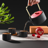 菲米生活 FM-CJ2120 金提福运 茶具套装茶壶:380ml;杯子:60ml