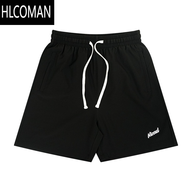 HLCOMANNID N美式篮球五分短裤薄款运动球裤透气潮流训练裤男