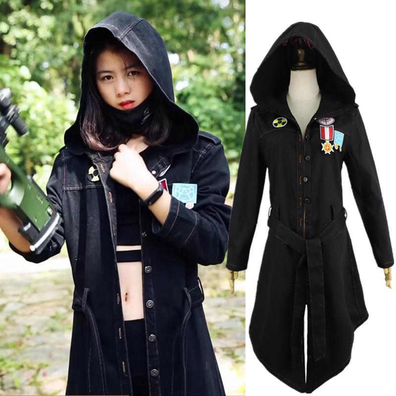 绝地求生连帽风衣_绝地求生黑色风衣