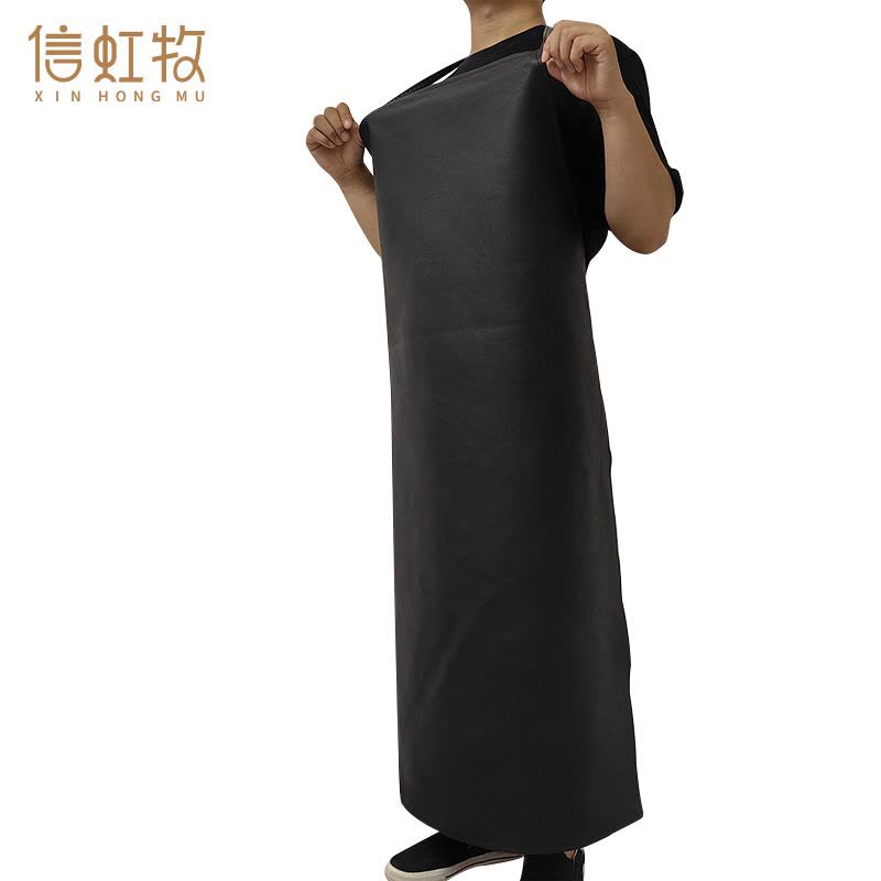 信虹牧 围裙pu皮革防水防油罩衣 1.2m*80cm 件图片