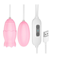 久爱（jiuai）震动女用自慰器具器多频震动充电舔吸舌头sm蜜蛋吸舔震多频AV跳蛋成人情趣用品 蜜蛋充电款粉色