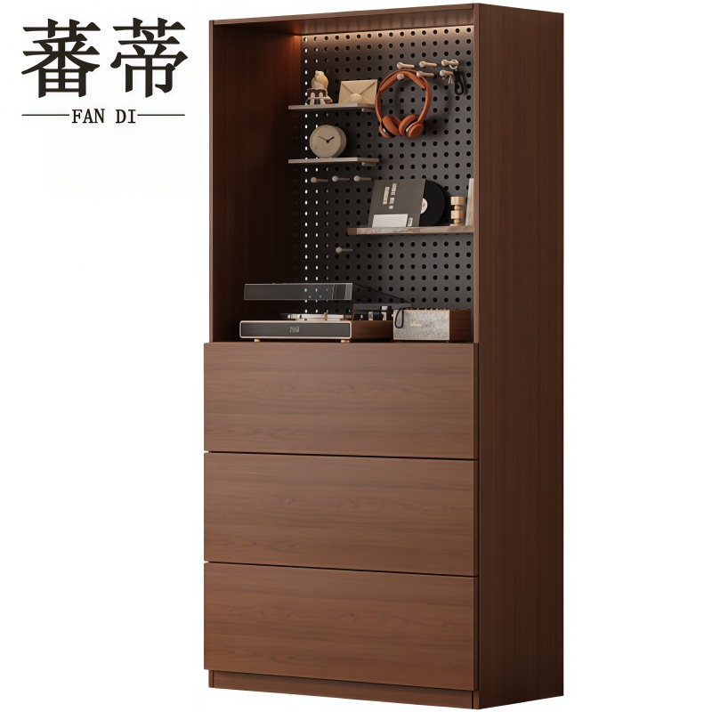 蕃蒂 防尘柜三抽 台