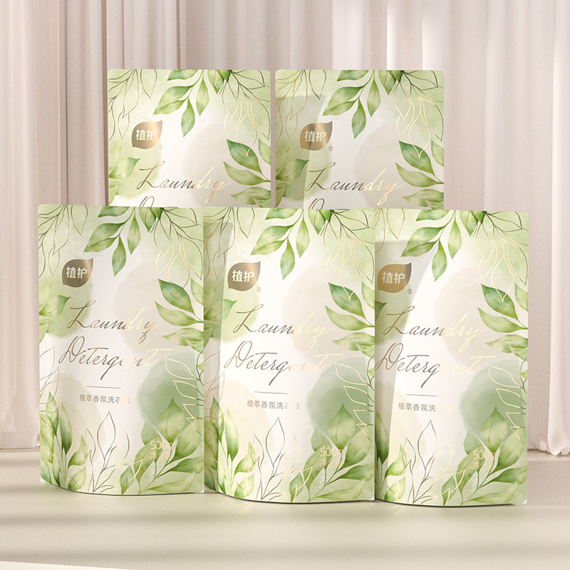 植护樱花树下植萃香氛洗衣液 500g/袋*5袋高清大图