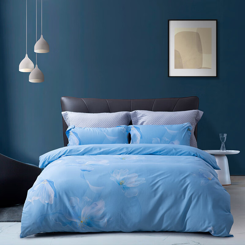 水星家纺 全涤磨毛抗菌四件套—锦瑟未央视频介绍_水星家纺 全涤磨毛