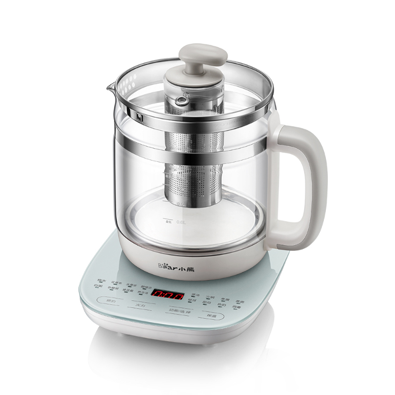 小熊bear养生壶yshc15f1灰色带滤网视频