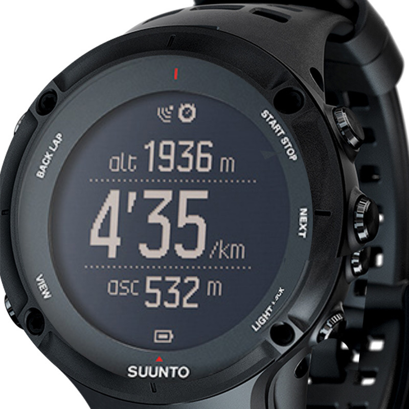 颂拓SUUNTO手表AMBIT3松拓拓野3 HR户外运动男表心率巅峰中文跑步登山多功能腕表 拓野3巅峰黑不含心率带