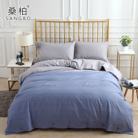 桑柏家纺 全棉活性印花四件套纯棉床上用品200*230cm