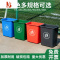 三维工匠无盖垃圾桶大号家用厨房大口径方形商用餐饮酒店办公室公共场合