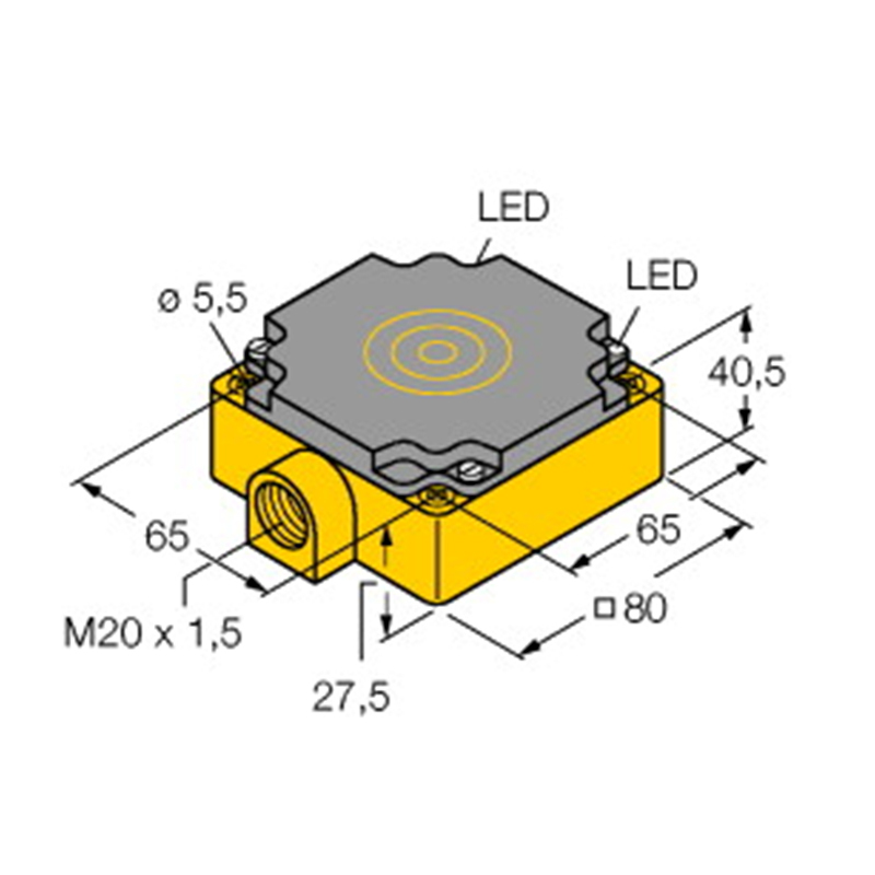 图尔克TURCK接近开关,电感式传感器NI50-CP80-VP4X2