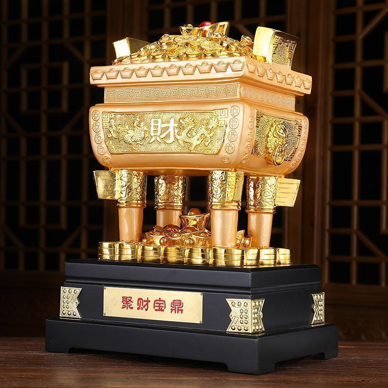 家柏饰(CORATED)鼎摆件大号工艺品家居摆设公司店铺开店开业礼品