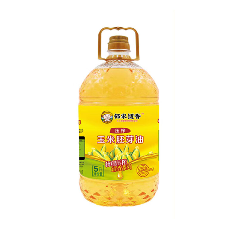 邻家饭香 非转基因 物理压榨一级玉米胚芽油 5L/桶