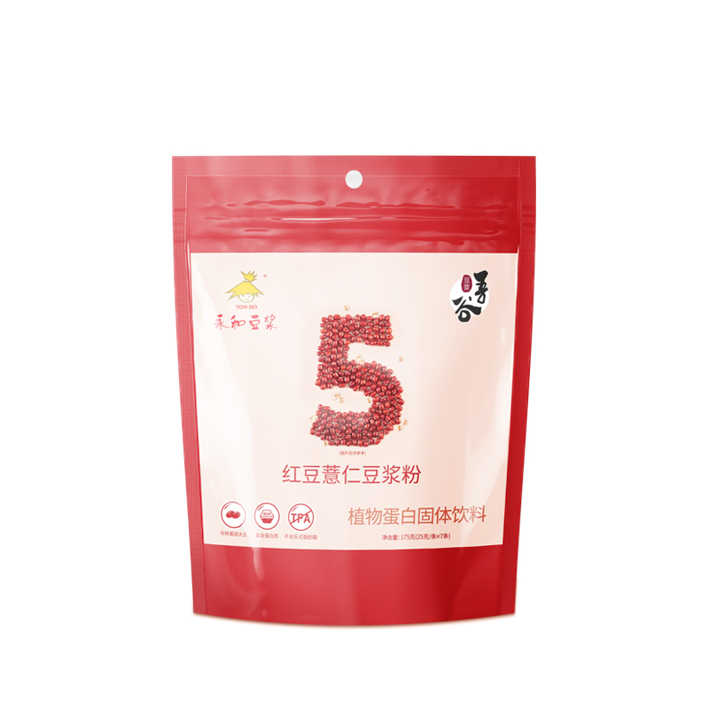 永和豆浆吾谷系列红豆薏仁豆浆粉175g(7条)
