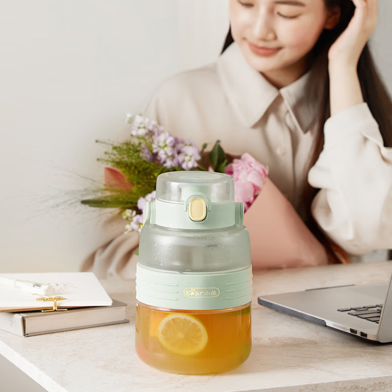 小熊(Bear)榨汁杯榨汁机1L 一杯双饮 12叶刀 超大电池一杯双盖 LLJ-P10Q5高清大图