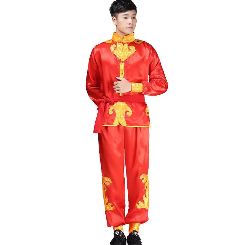 舞龙服装女打鼓服演出服装男腰鼓队服装龙灯服舞龙舞狮威风锣鼓服