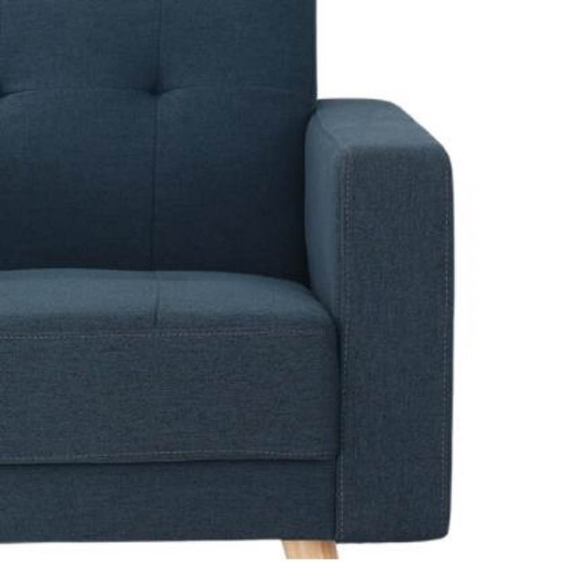 侨蓝登休闲办公布艺沙发ld831三人沙发