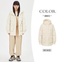 [1件3折价:199.5]美特斯邦威连帽羽绒服女冬季新款甜美闲时尚羽绒外套女638535休