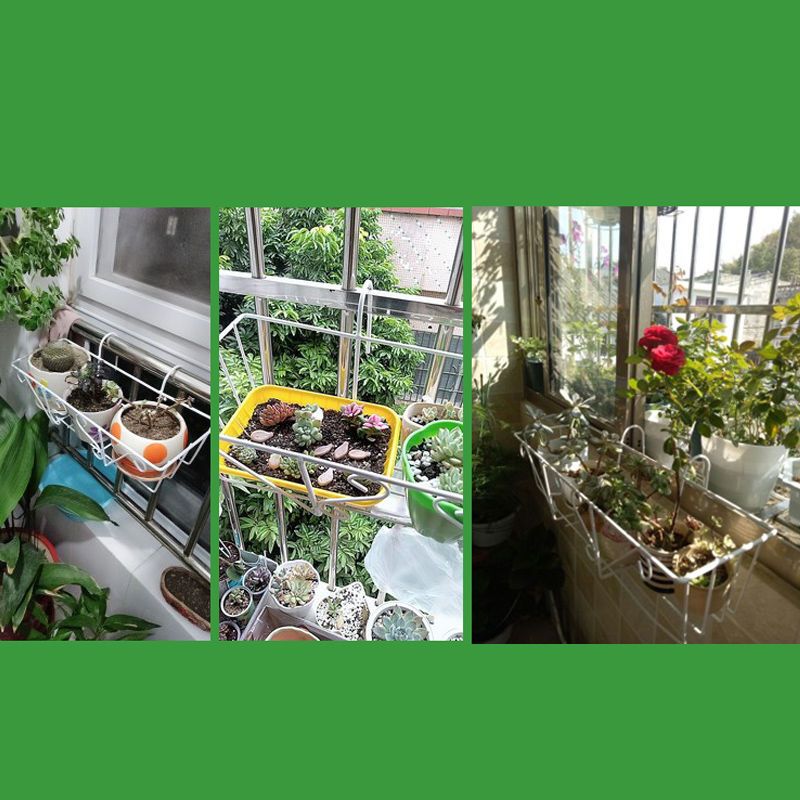 特价挂式阳台种花长方形铁架栏杆挂架阳台花盆花架铁花架铁艺花架