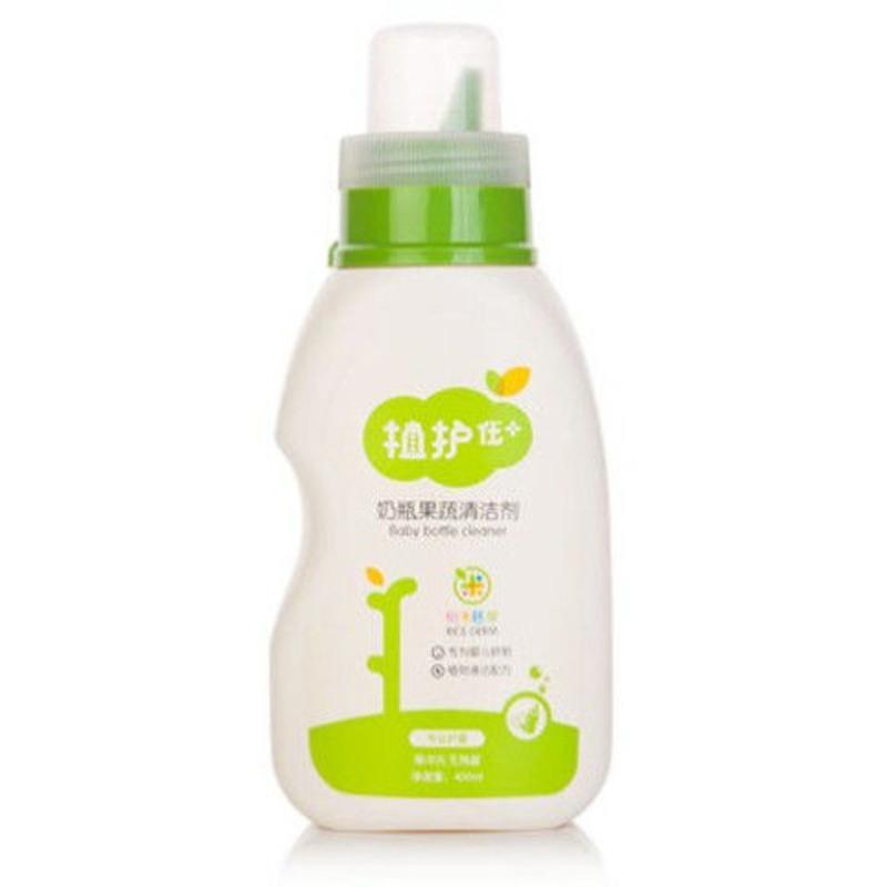 植护宝宝奶瓶刷婴儿奶嘴刷洗奶刷子6件套海绵果蔬清洗剂400ml*2瓶 单瓶无