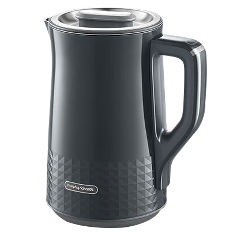 摩飞电热水壶1.5L速热保温降噪轻音烧水壶深空灰MR6071