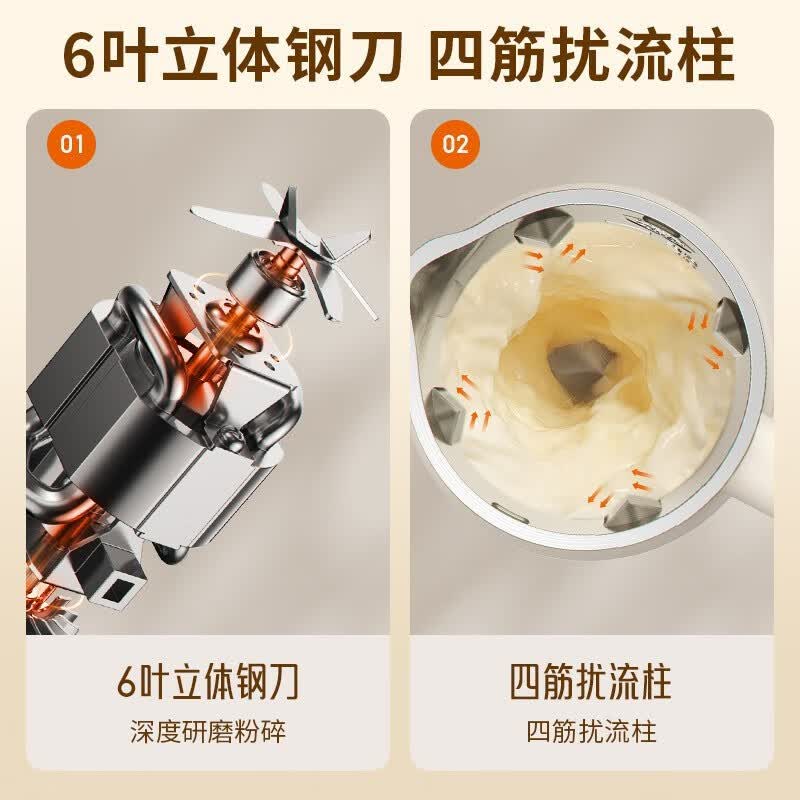 九阳 多功能豆浆机DJ06X-D525 单位:1个高清大图