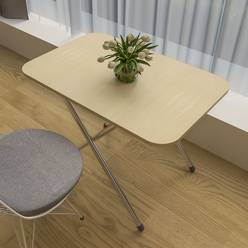 可折叠桌摆摊简约餐桌出租屋家用简易小户型租房方桌饭桌吃饭桌子