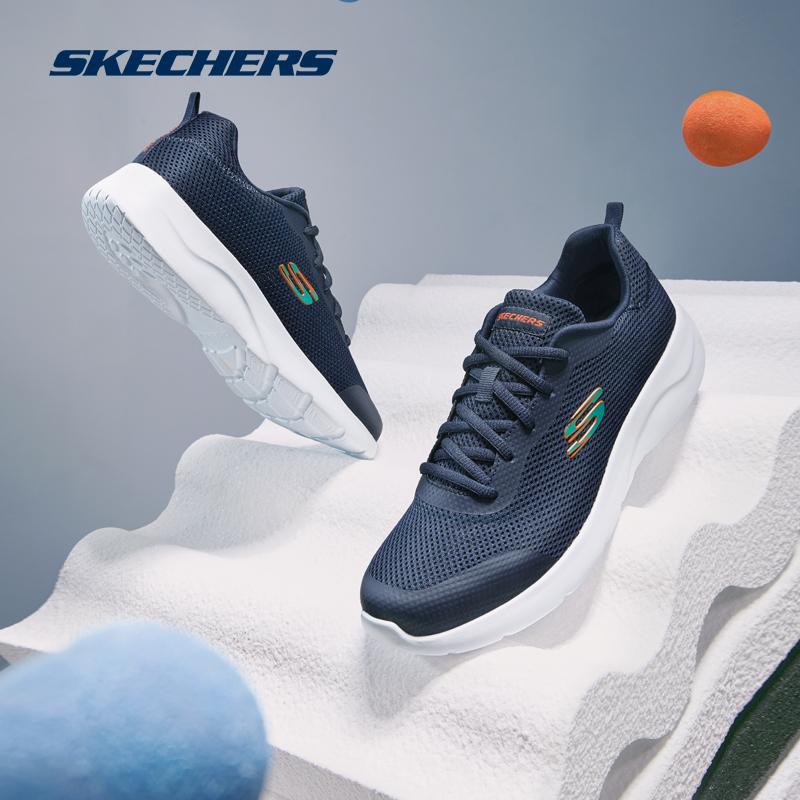 Skechers斯凯奇2021新款男鞋薄款休闲透气运动鞋跑步鞋894008